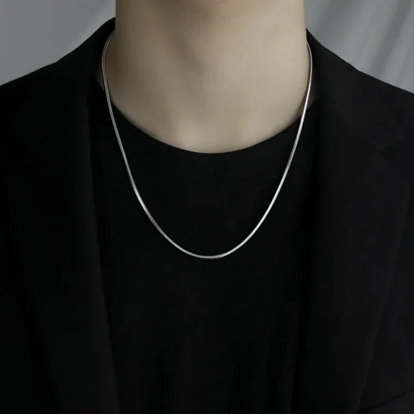 Men's Titanium Steel Clavicle Necklace