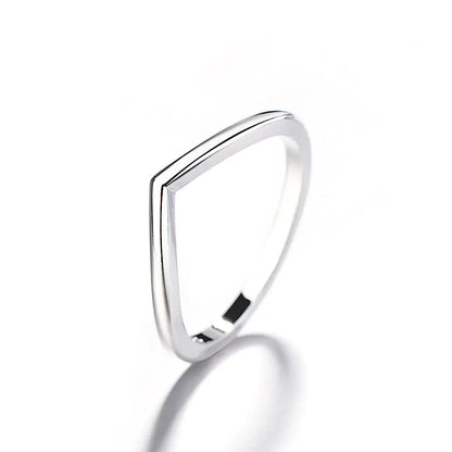 S925 Silver Simple Fashion Wish Ring for Women