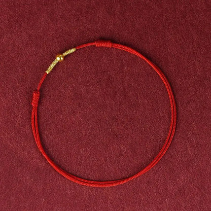 Fourleaf Grass Simple Woven Hand Rope Bracelet