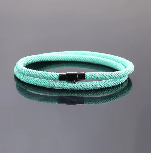 Lucky Red Rope Bracelet with Magnetic Clasp