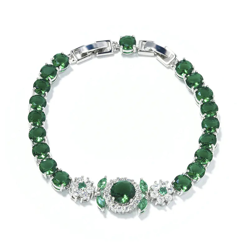 Purple Flower Luxury Women's Bracelet