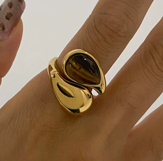 Drop Pearl Ring for Women