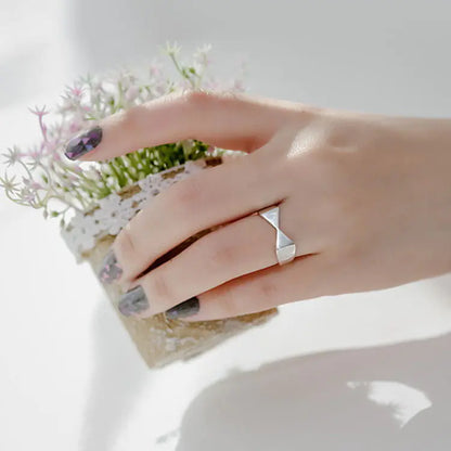 Silver Bow Ring for Women