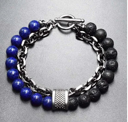 Ladies' Chic Beaded Link Chain Bracelet Series