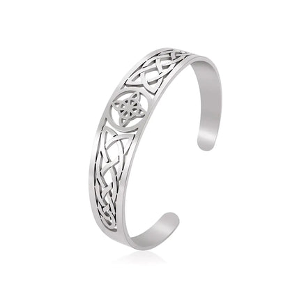 Luxury Stainless Steel Women's Cuff Bracelet