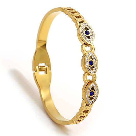 Evil's Eye Pattern Bangle
