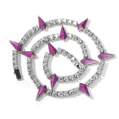 Men's Unique Zircon Diamond Pendant Necklace