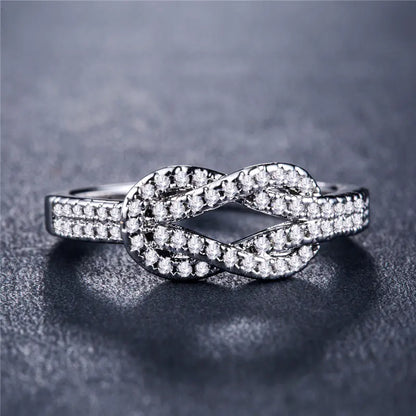 Elegant Luxury Zirconia Ring for Women's