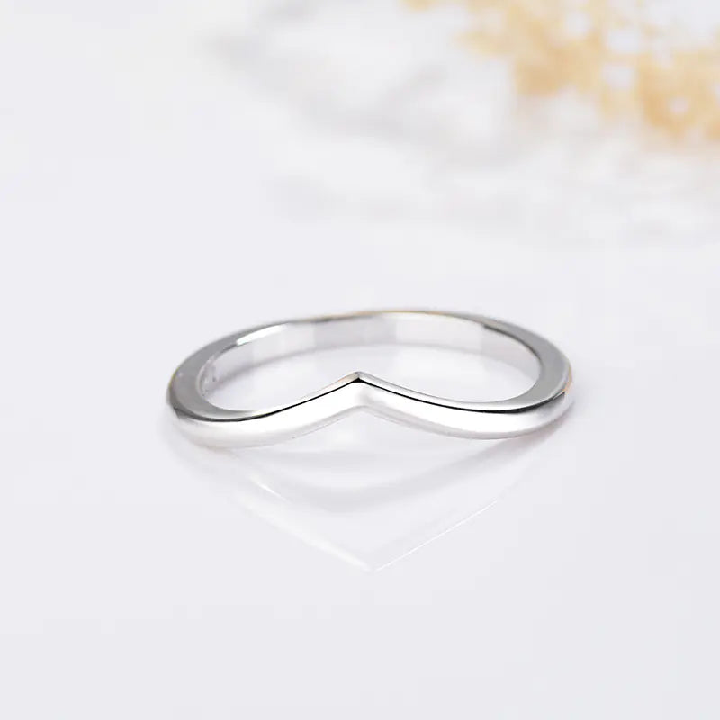 S925 Silver Simple Fashion Wish Ring for Women