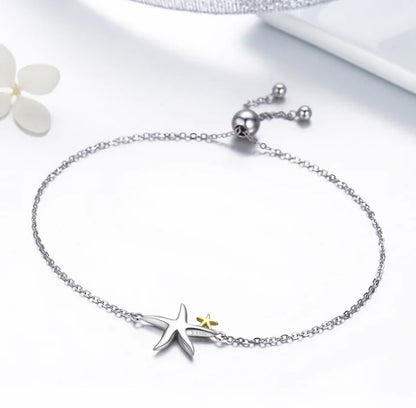 Starfish Link Chain Women's Bracelet