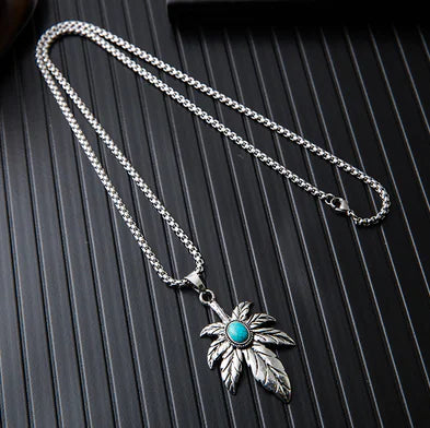 Trendy Men's Necklace with Hip-Hop Pendant and Chain