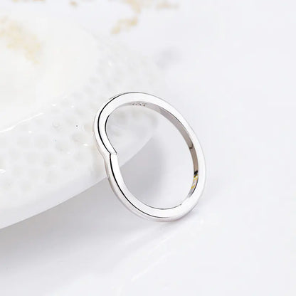 S925 Silver Simple Fashion Wish Ring for Women
