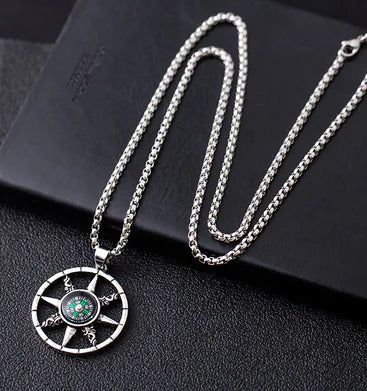 Trendy Men's Necklace with Hip-Hop Pendant and Chain