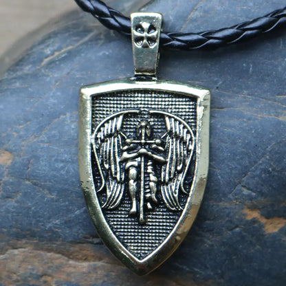 Men's Necklace with Amulet Pendant