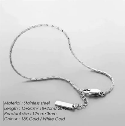 Sleek Modern Stainless Steel Men's Bracelet