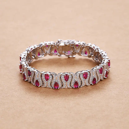 Emerald Black Coffee Ruby Women's Bracelet