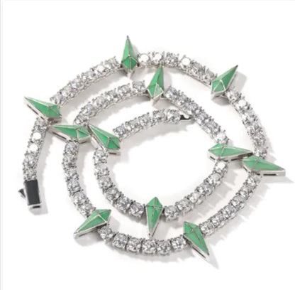 Men's Unique Zircon Diamond Pendant Necklace