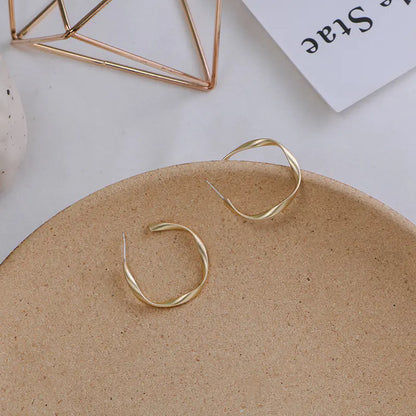 Chic Stud Circle Minimalist Earrings