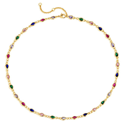 Gold Chain Choker Necklace for Women