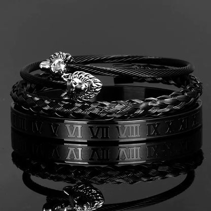 Stainless Steel Wire Braided Rope Digital Bracelet