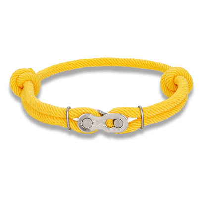 Adjustable Nautical Rope Men's Velcro Bike Bracelet