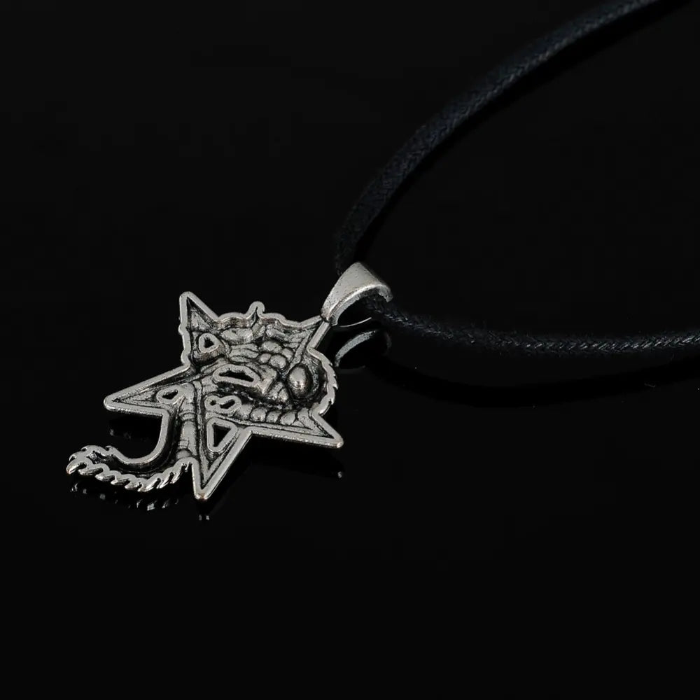 Men's Star Cloud Dragon Necklace