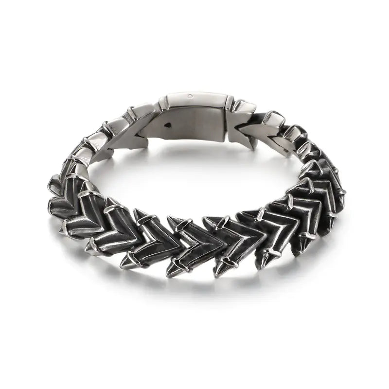 Punk Skull Titanium Steel Men's Bracelet