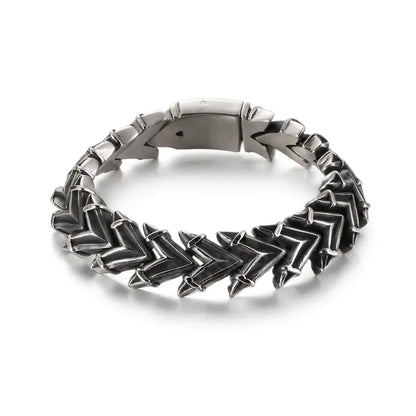 Punk Skull Titanium Steel Men's Bracelet