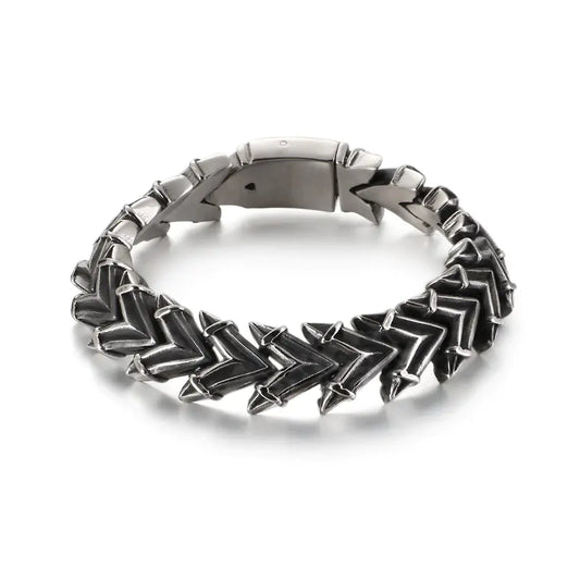 Punk Skull Titanium Steel Men's Bracelet