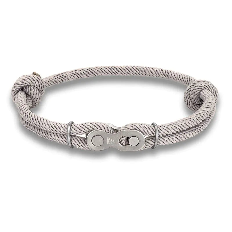 Adjustable Nautical Rope Men's Velcro Bike Bracelet