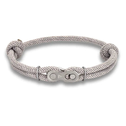 Adjustable Nautical Rope Men's Velcro Bike Bracelet