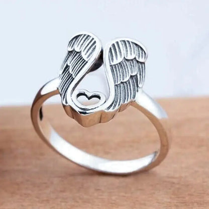 Vintage Angel Wings Ring for Women