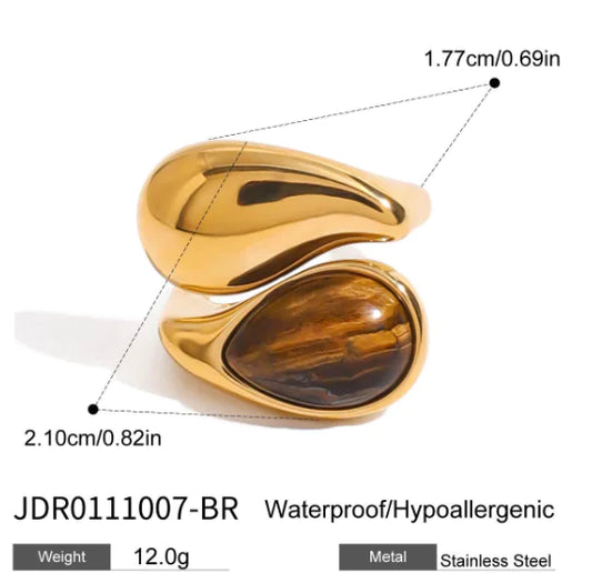 Drop Pearl Ring for Women