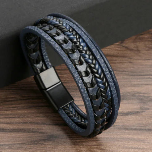 Multi-layer Leather Rope Woven Bracelet for Fashion