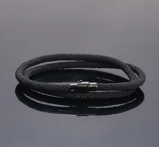 Lucky Red Rope Bracelet with Magnetic Clasp