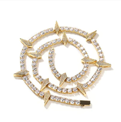 Men's Unique Zircon Diamond Pendant Necklace