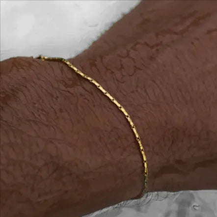 Sleek Modern Stainless Steel Men's Bracelet