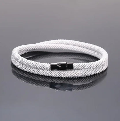 Lucky Red Rope Bracelet with Magnetic Clasp