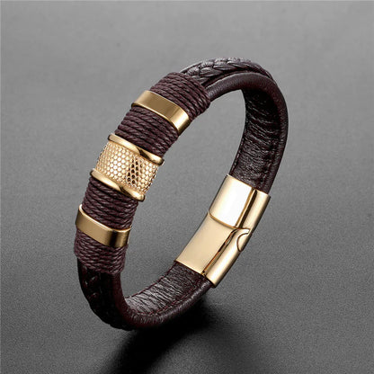 Vintage Leather Men's Bracelet