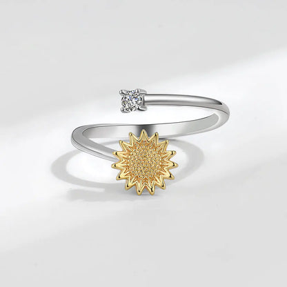 SUNFLOWER Rotating Ring for Women