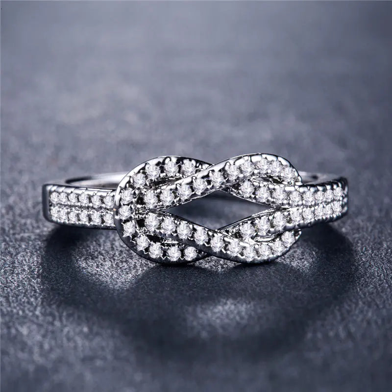 Elegant Luxury Zirconia Ring for Women's