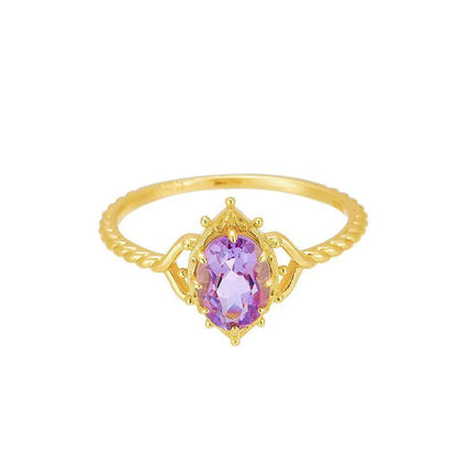 Japanese Amethyst Ring for Women