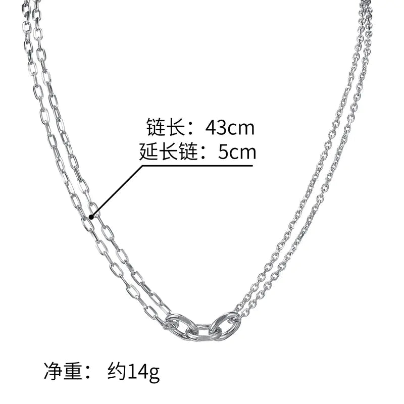 Trendy Men's Titanium Steel Chunky Men's Chain
