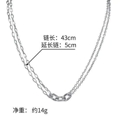 Trendy Men's Titanium Steel Chunky Men's Chain