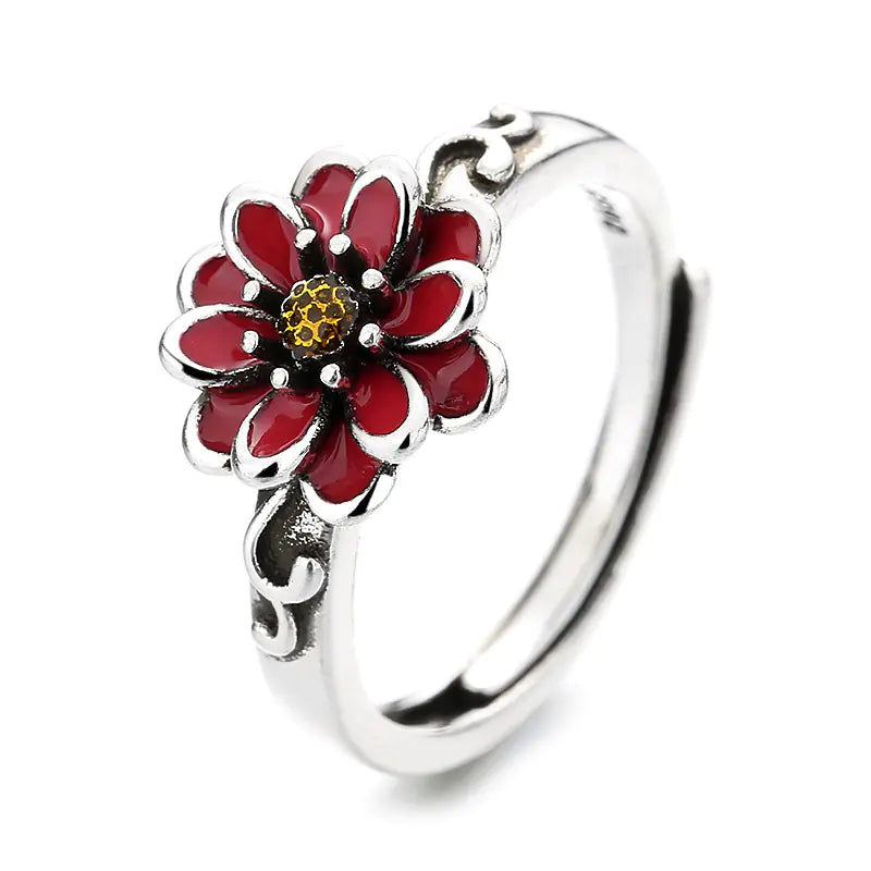 Lily Opening Adjustable Women's Ring