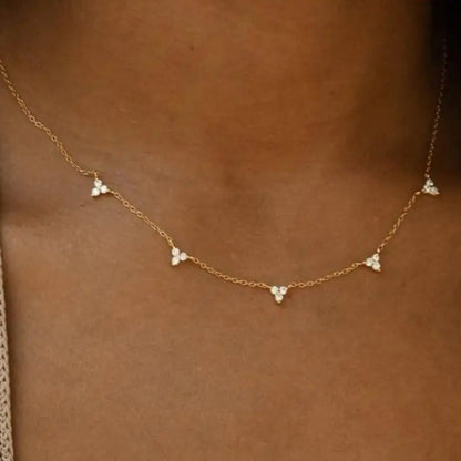 Gold  Paperclip Gold Plated Necklace for Women