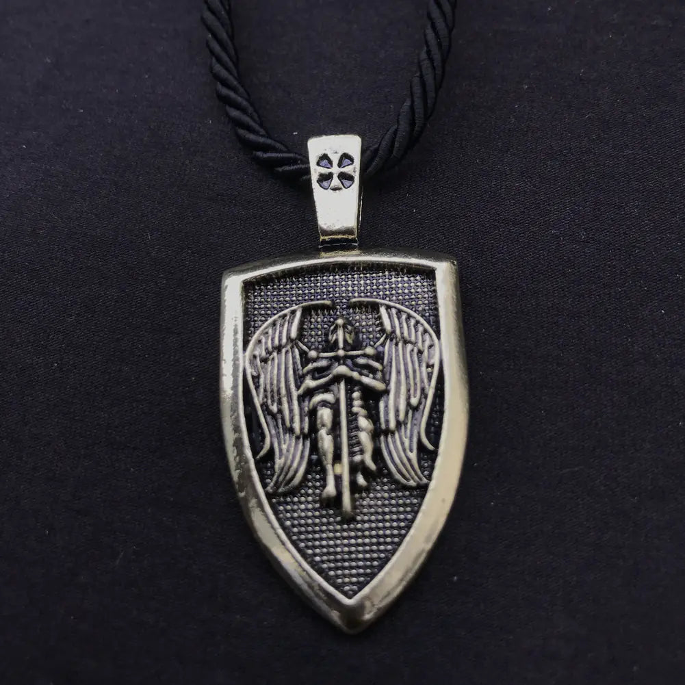 Men's Necklace with Amulet Pendant