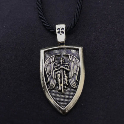 Men's Necklace with Amulet Pendant