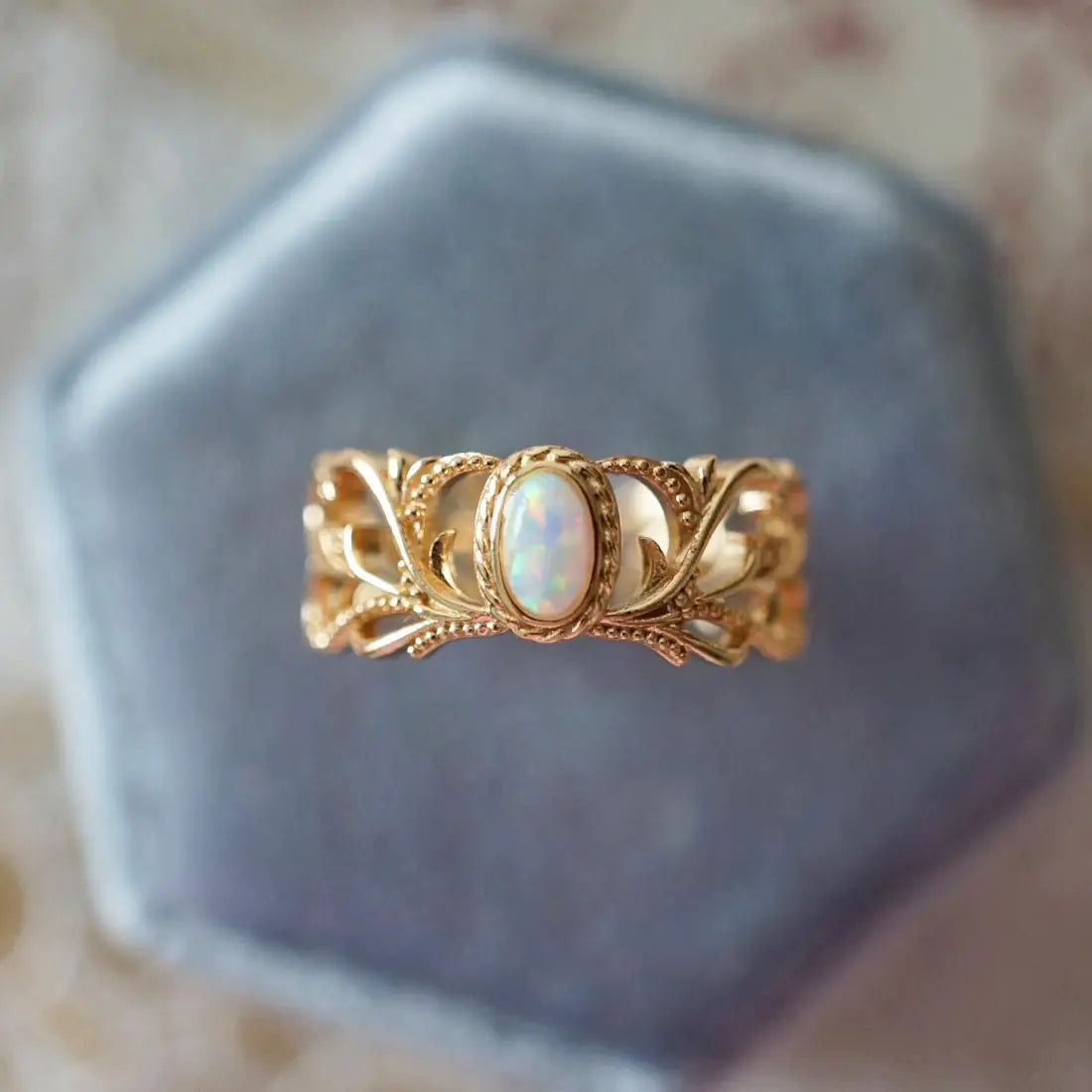 Arabesque Opal Ring for Women