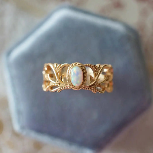 Arabesque Opal Ring for Women
